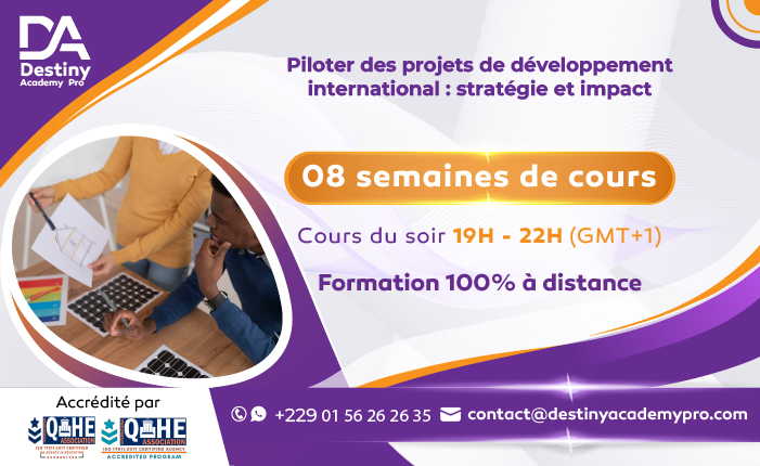 Piloter des Projets de Développement International | International Development Management