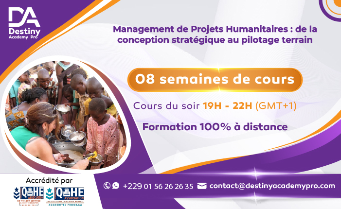 Management de Projets Humanitaires | Humanitarian Project Management