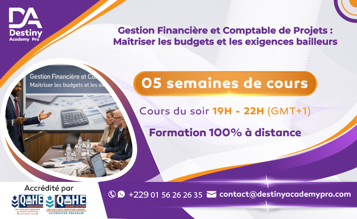 Gestion Financière et Comptable de Projets | Project Financial & Accounting Management
