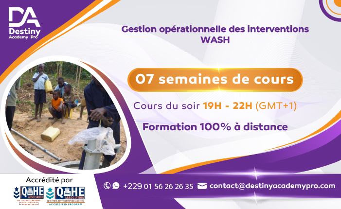 Gestion Opérationnelle des Interventions WASH | Operational WASH Management