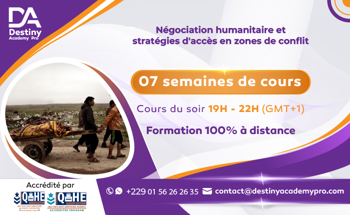 Négociation Humanitaire & Stratégies d’Accès en Zones de Conflit | Humanitarian Negotiation & Access